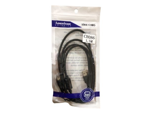 &uu CABLE CARGADOR JOYSTICK PS3 1,5 MTS (DATOS Y CARGA)